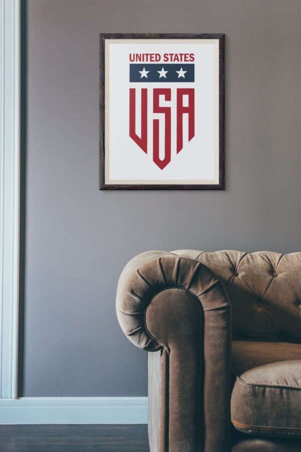 USMNT soccer lovers MLS Magazine italia abbigliamento sportivo - Soccer US poster>