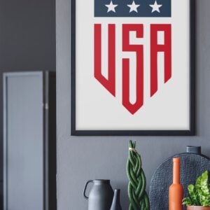 USMNT soccer lovers MLS Magazine italia abbigliamento sportivo - Soccer US poster>
