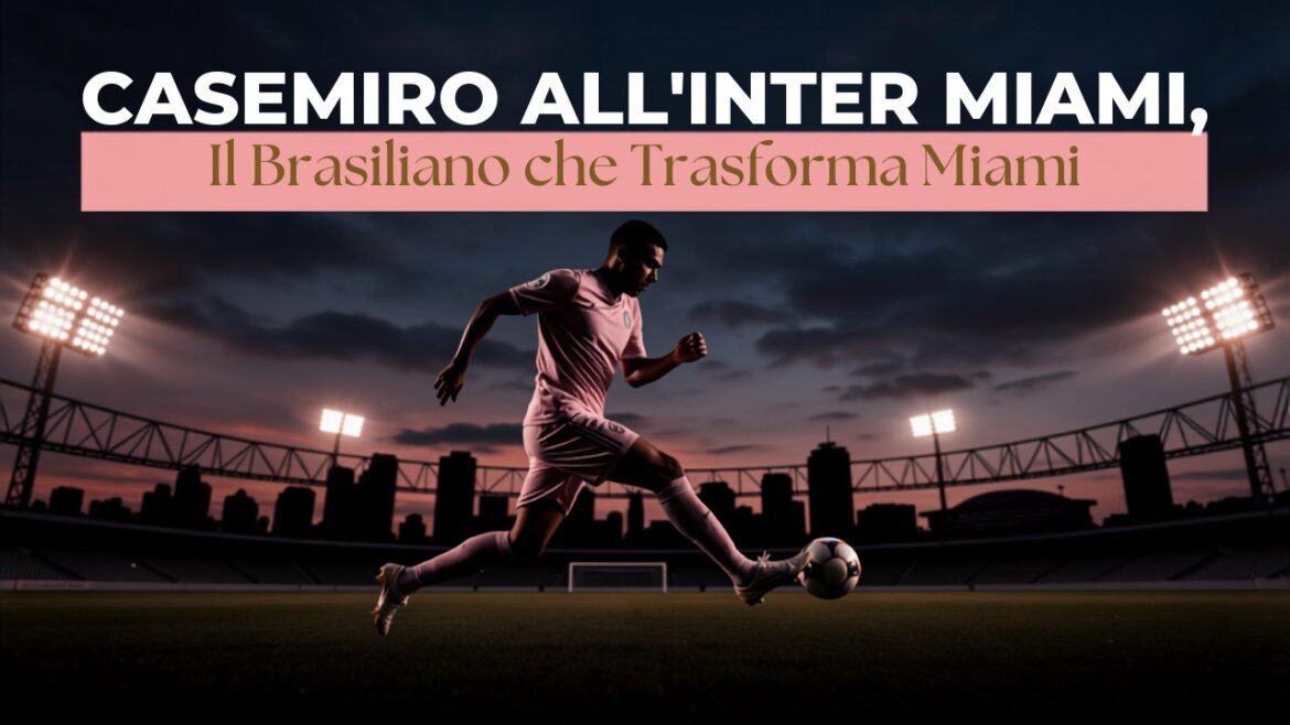 Casemiro all Inter Miami MLS 2026 con Messi e De Paul