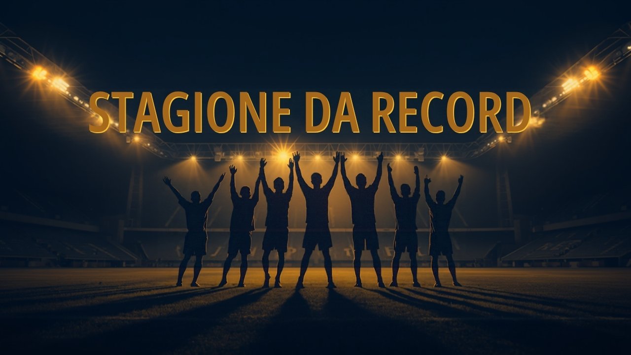 Nashville SC vince il Supporters' Shield 2026 Squadra che festeggia in uno stadio, stagione record del Nashville SC 2026